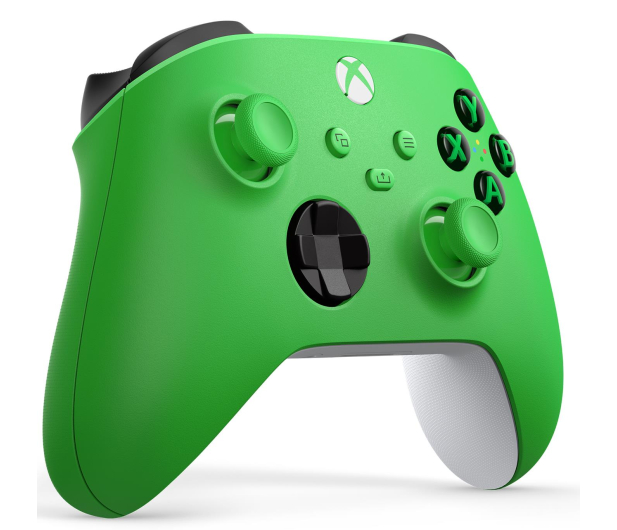 Bezprzewodowy kontroler MICROSOFT XBOX Zielony Velocity Green - 1124830 - zdjęcie 3